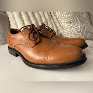 Dress Shoes Men’s Size 8.5 Brown Faux Leather - Elegant‎